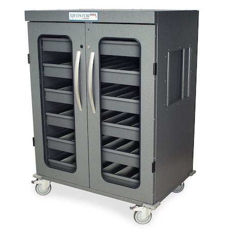 Harloff IntraOcular Lens Storage Cart, 1260 Capacity, Key Lock MS-IOL1260